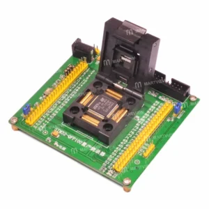stm32-qfp100-mass-production-programming-seat-test-socket-download-tool